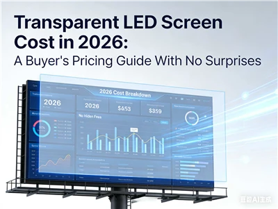 Kosten für transparente LED-Bildschirme im Jahr 2026 Ein Preisleitfaden für K...